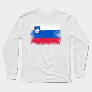Slovenia Flag Long Sleeve T-Shirt